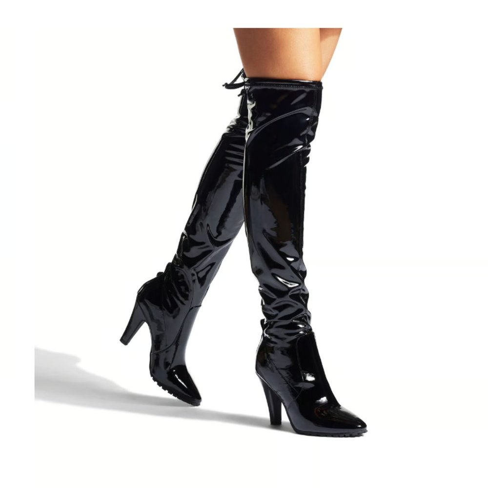 Kurt Geiger London Shoreditch Stretch Otk Boots - NEW!